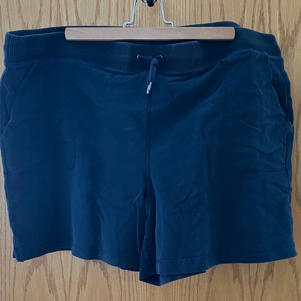 LL Bean Women’s Ultrasoft Sweat Short 6” - Navy Blue